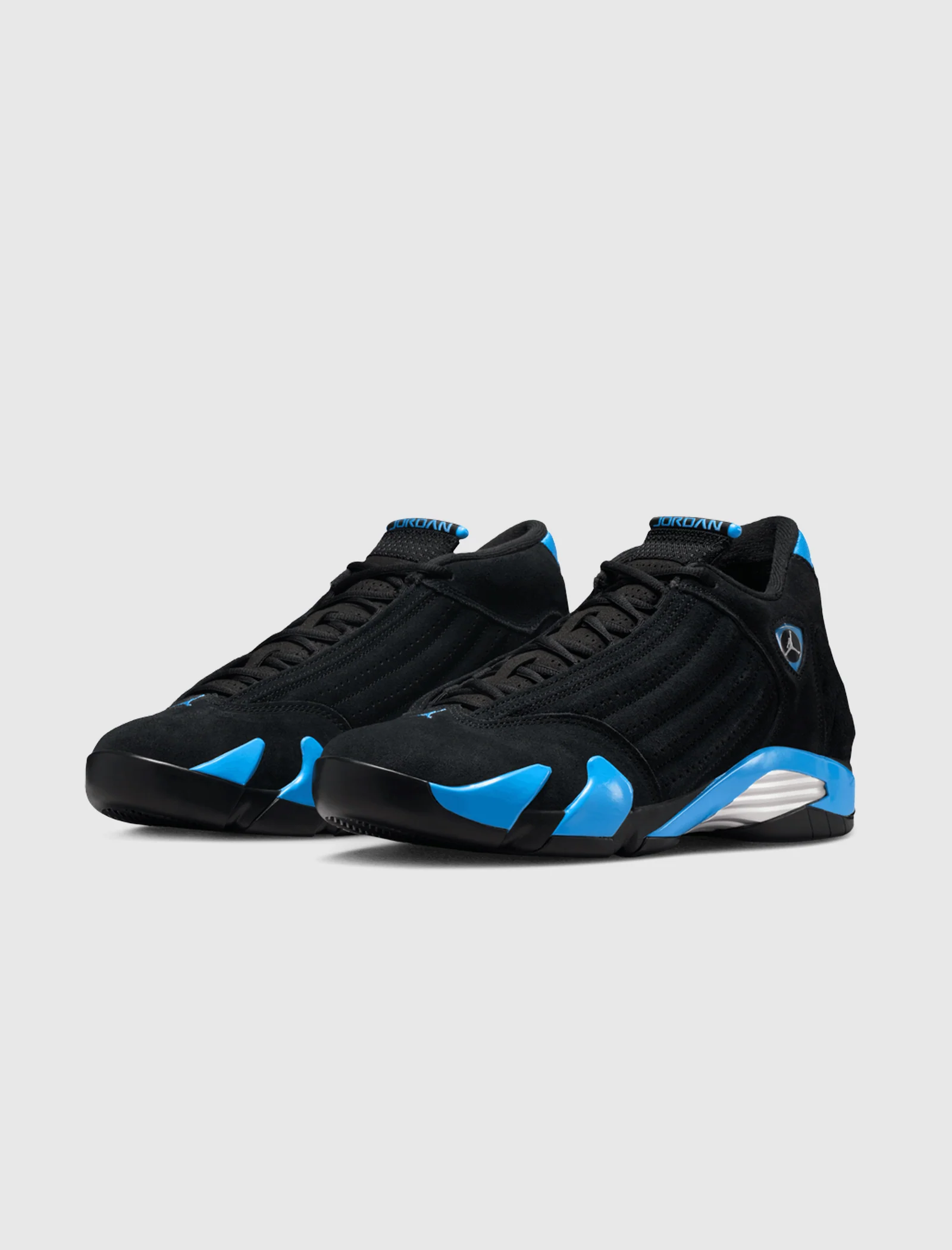 AIR JORDAN 14 RETRO "BLACK/ WHITE/ UNIVERSITY BLUE" - Image 4