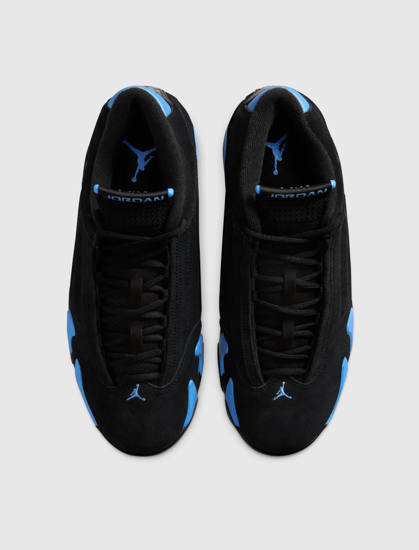 AIR JORDAN 14 RETRO "BLACK/ WHITE/ UNIVERSITY BLUE" - Image 5