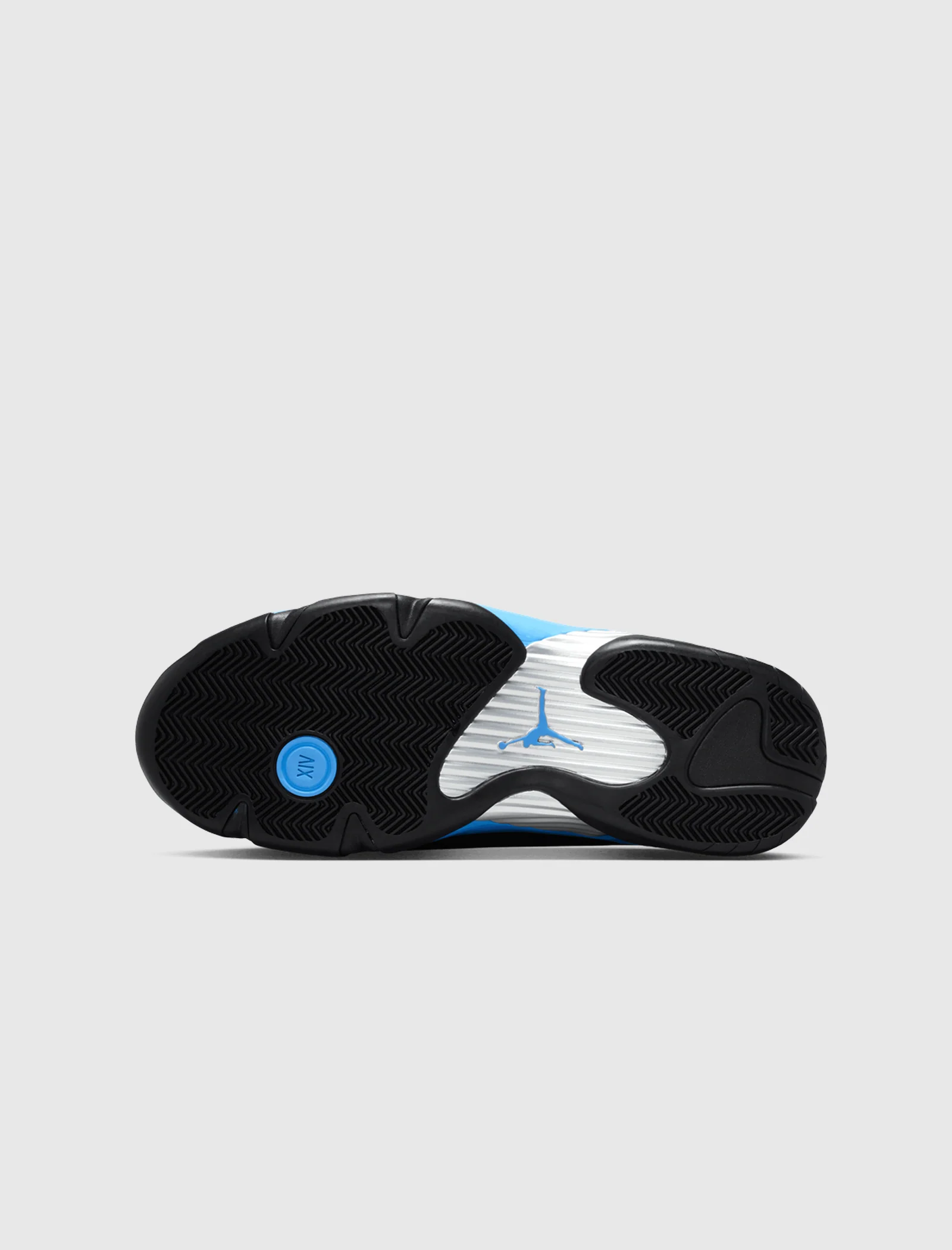 AIR JORDAN 14 RETRO "BLACK/ WHITE/ UNIVERSITY BLUE" - Image 6
