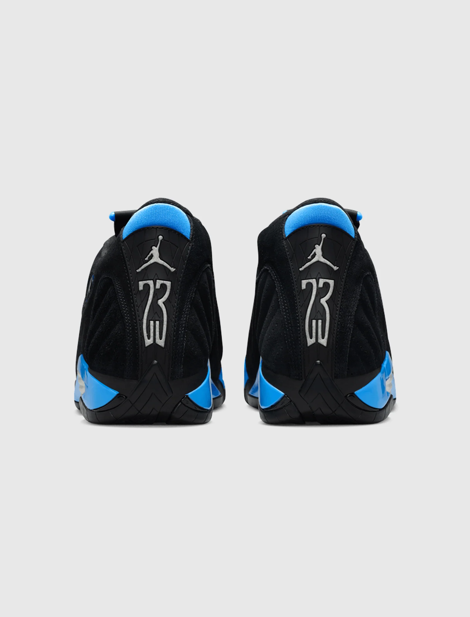 AIR JORDAN 14 RETRO "BLACK/ WHITE/ UNIVERSITY BLUE" - Image 7