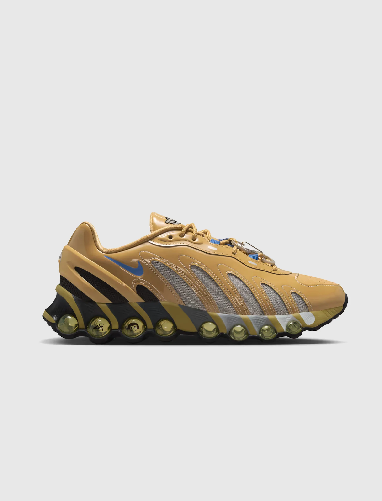 PATTA X AIR MAX DN8 "CLUB GOLD/ GAME ROYAL/ METALLIC SILVER"