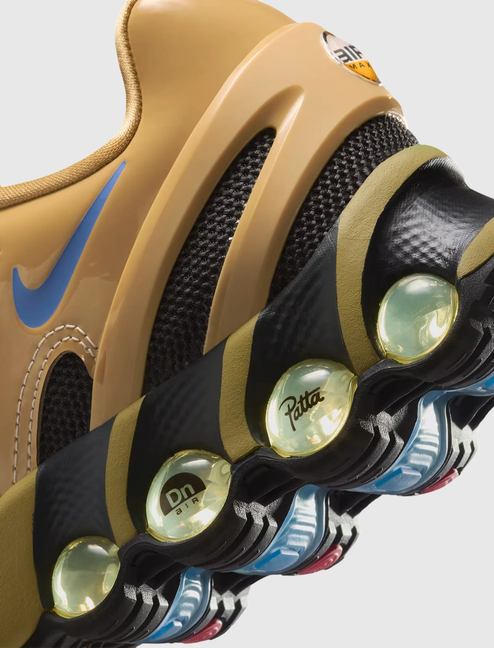 PATTA X AIR MAX DN8 "CLUB GOLD/ GAME ROYAL/ METALLIC SILVER" - Image 3