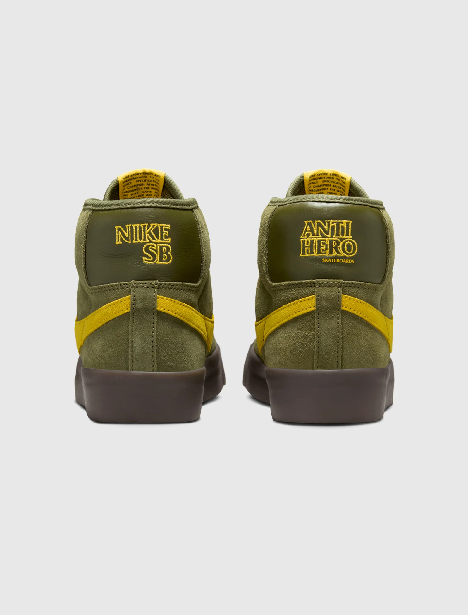 ANTI HERO ZOOM BLAZER MID SB "ROUGH GREEN/AMARILLO" - Image 7