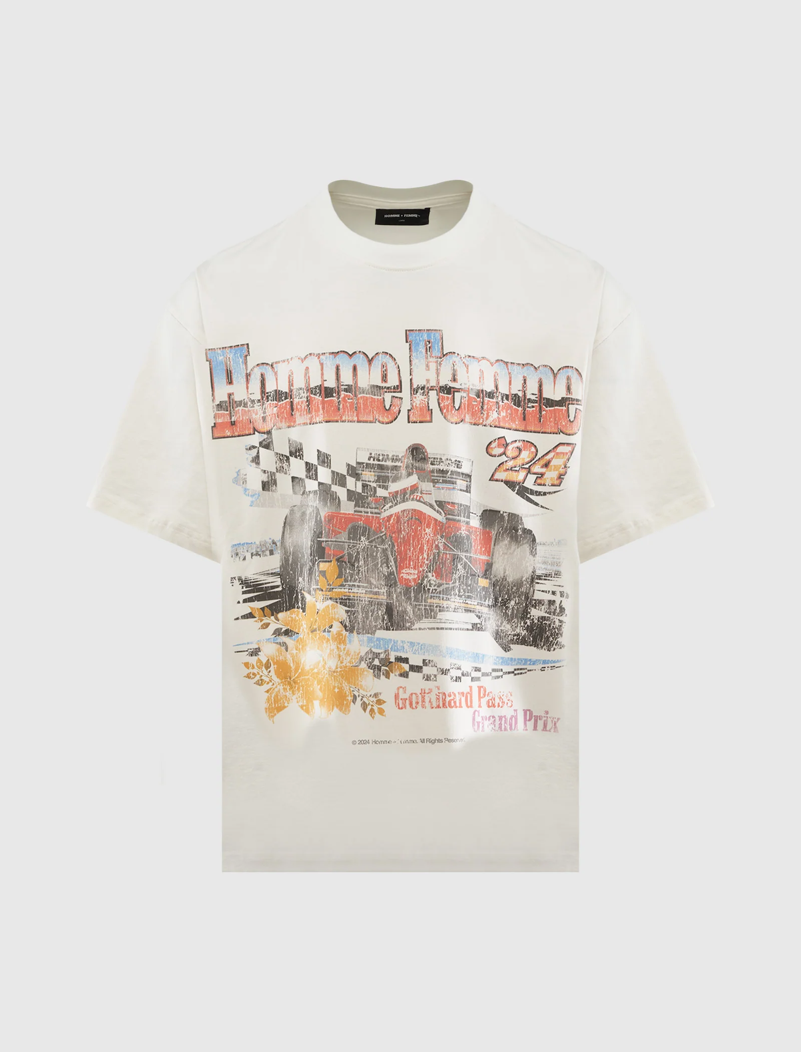 SWISS RACING CROPPED TEE