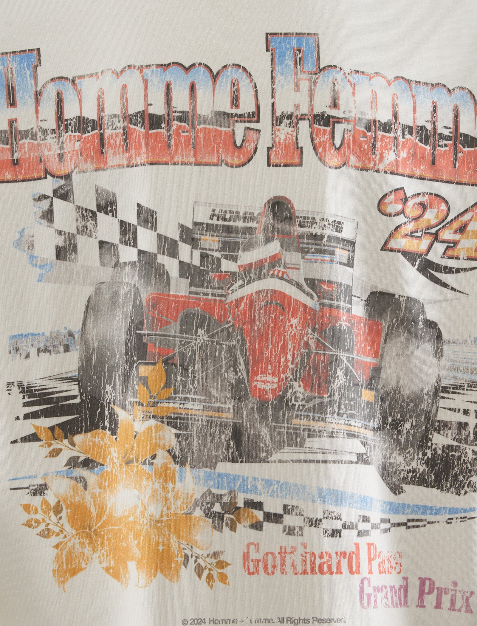 SWISS RACING CROPPED TEE - Image 2