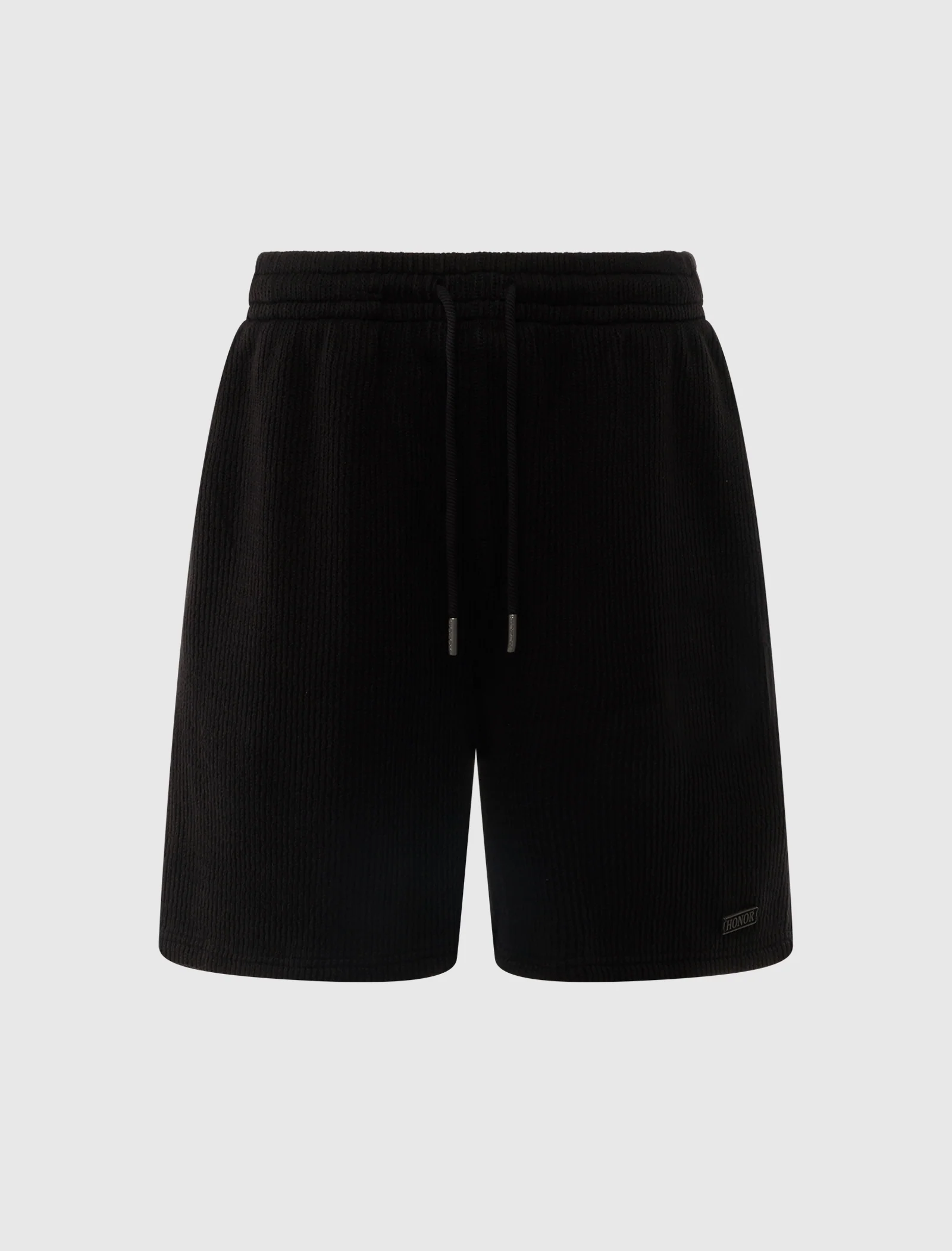 RIB KNIT DRAWCORD 7" SHORTS