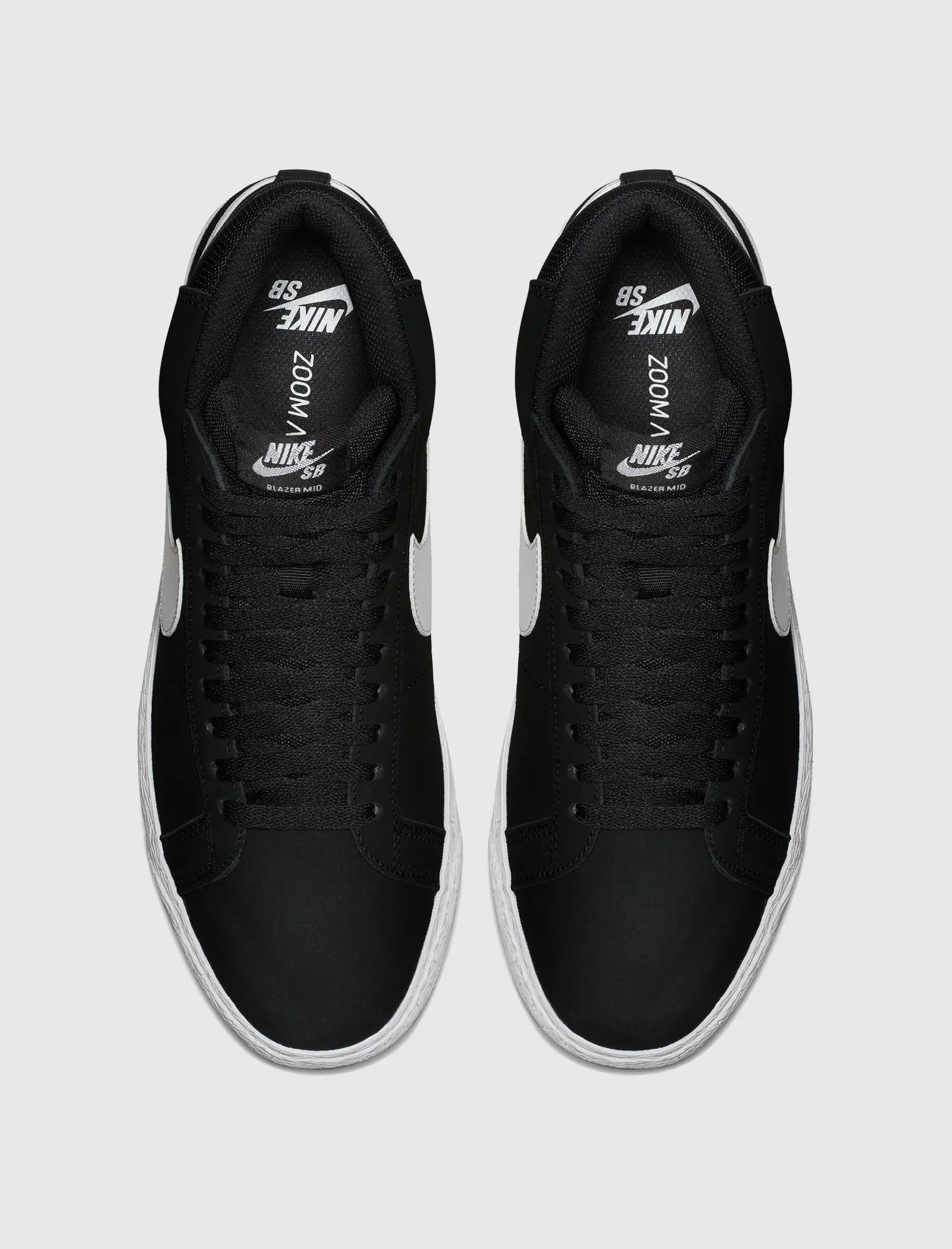 SB ZOOM BLAZER MID "BLACK/WHITE" - Image 3