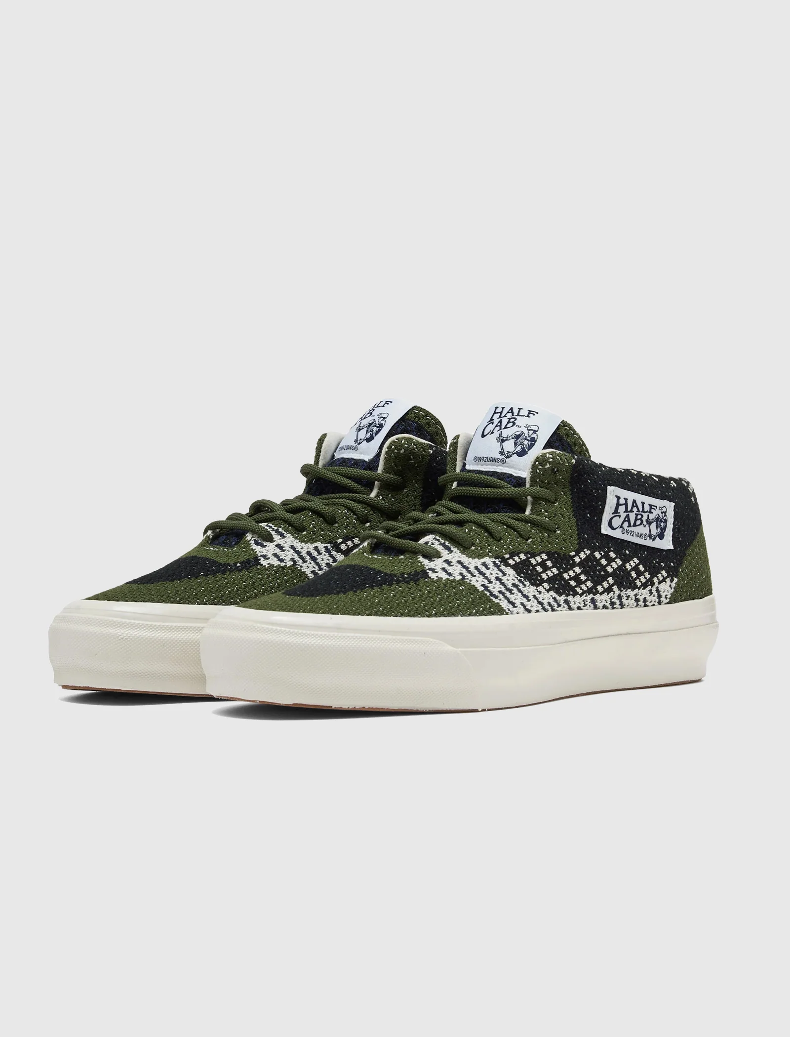 HALF CAB® 33 KNIT "GEO CHECK BORDEAUX" - Image 2