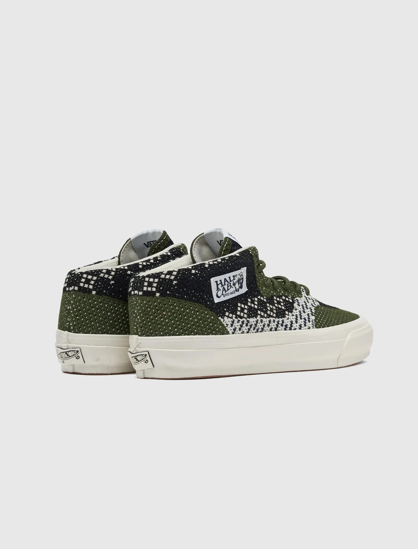 HALF CAB® 33 KNIT "GEO CHECK BORDEAUX" - Image 4